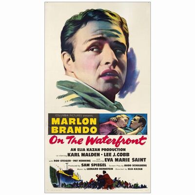 298. Three Sheet (41" x 74"); Very Fine on Linen ### ON THE WATERFRONT (1954)