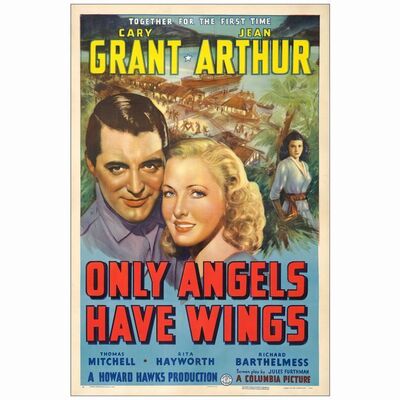 301. One Sheet (27" x 41"); Style A; Very Fine on Linen ### ONLY ANGELS HAVE WINGS (1939)