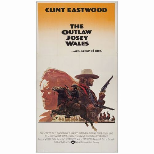 304. Three Sheet (41" x 77"); Very Fine- on Linen ### THE OUTLAW JOSEY WALES (1976)