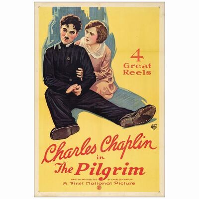 309. One Sheet (27" x 41"); Stone Litho; Very Fine- on Linen ### THE PILGRIM (1921)