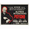 312. British Quad (30" x 40"); Style B; Very Fine on Linen ### PSYCHO (1960)