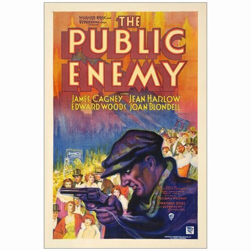 315. One Sheet (27" x 41"); Style B, Stone Litho; Fine on Linen ### THE PUBLIC ENEMY (1931)