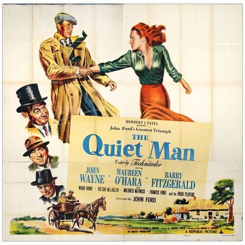 318. Six Sheet (81" x 81"); Very Fine Folded ### THE QUIET MAN (1952)