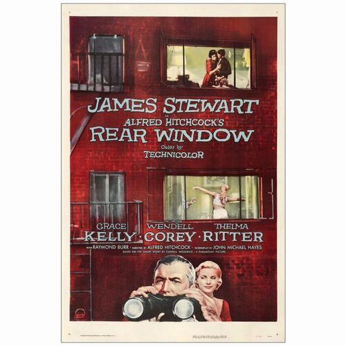 321. One Sheet (27" x 41"); Very Fine- on Linen ### REAR WINDOW (1954)