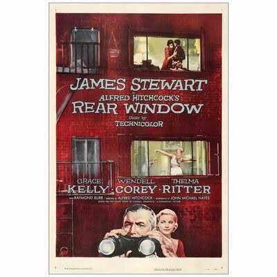 321. One Sheet (27" x 41"); Very Fine- on Linen ### REAR WINDOW (1954)