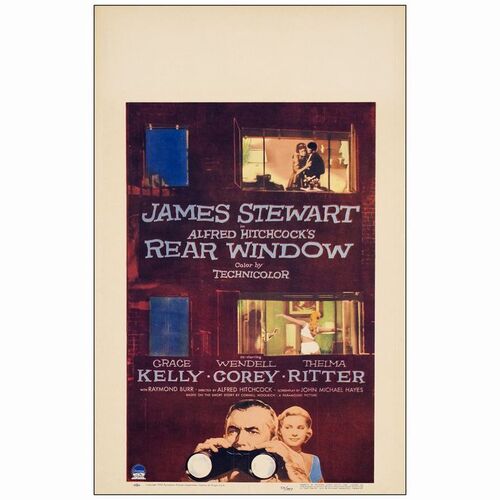 322. Window Card (14" x 22" ); Near Mint ### REAR WINDOW (1954)