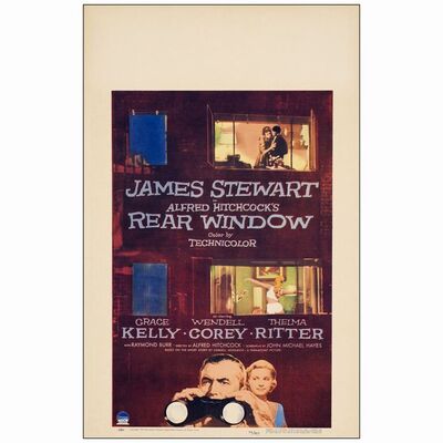 322. Window Card (14" x 22" ); Near Mint ### REAR WINDOW (1954)