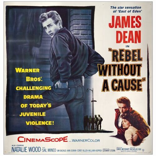 323. Six Sheet (79" x 81"); Very Fine- on Linen ### REBEL WITHOUT A CAUSE (1955)