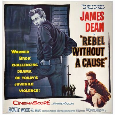 323. Six Sheet (79" x 81"); Very Fine- on Linen ### REBEL WITHOUT A CAUSE (1955)