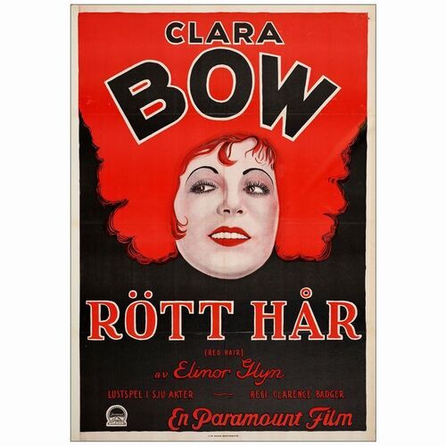 326. Swedish One Sheet (27.5" x 39.5"); Very Fine Folded ### RED HAIR (1928)