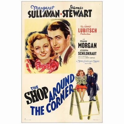 343. One Sheet (27" x 41"); Style D; Very Fine on Linen ### THE SHOP AROUND THE CORNER (1940)