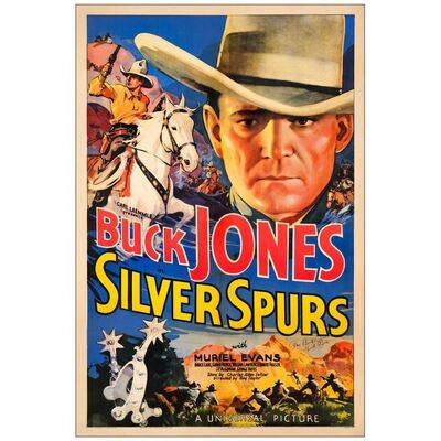 345. One Sheet (27" x 41"); Fine+ on Linen ### SILVER SPURS (1936)