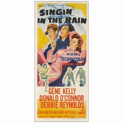 347. Australian Daybill (13.5" x 30.5"); Very Fine- on Linen ### SINGIN' IN THE RAIN (1952)