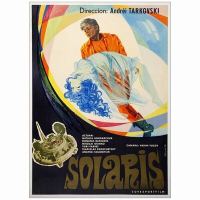 349. Russian Export Poster (32" x 45"); Spanish Language Style; Very Fine+ on Linen ### SOLARIS (1972)
