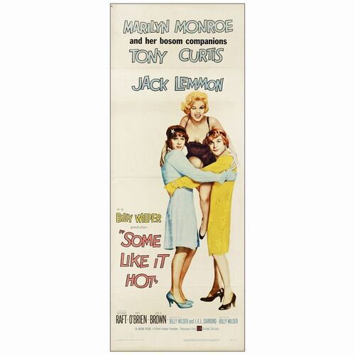350. Insert (14" x 36"); Fine+ Folded ### SOME LIKE IT HOT (1959)