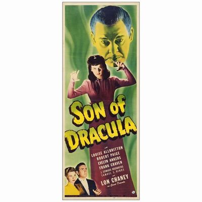 351. Insert (14" x 36"); Very Fine Folded ### SON OF DRACULA (1943)
