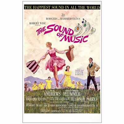 352. One Sheet (27" x 41"); Pre-Academy Awards, Roadshow Todd-AO Style; Very Fine+ on Linen ### THE SOUND OF MUSIC (1965)