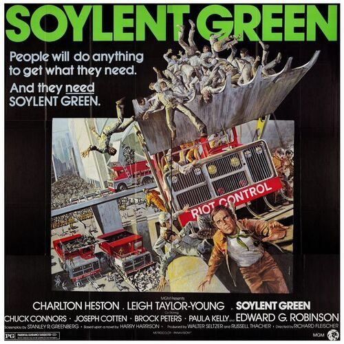 353. Full-Bleed Six Sheet (81" x 81"); Very Fine Folded ### SOYLENT GREEN (1973)