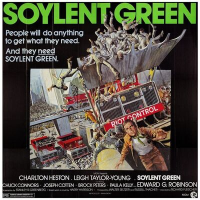 353. Full-Bleed Six Sheet (81" x 81"); Very Fine Folded ### SOYLENT GREEN (1973)