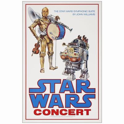 357. One Sheet (24.25"" x 37"); Symphonic Suite Concert By John Williams Style; Near Mint Rolled ### STAR WARS: A NEW HOPE (1978)