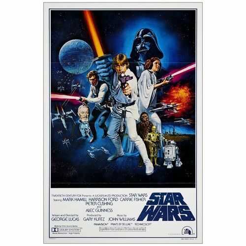 360. One Sheet (27" x 41"); Style C; Near Mint Flat Folded ### STAR WARS: A NEW HOPE (1977)