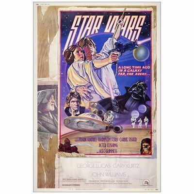364. 40" x 60"; Very Fine on Linen ### STAR WARS: A NEW HOPE (1978)