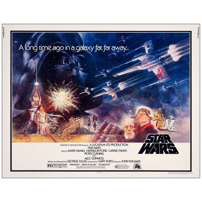 365. Half Sheet (22" x 28"); Very Fine- on Paper ### STAR WARS: A NEW HOPE (1977)