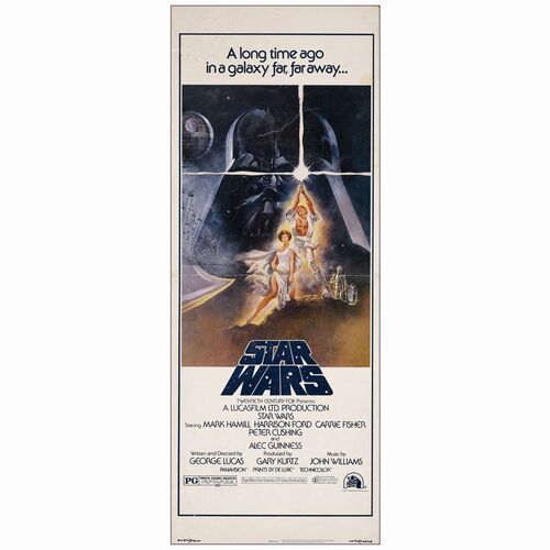 366. Insert (14" x 36"); Fine+ Rolled ### STAR WARS: A NEW HOPE (1977)