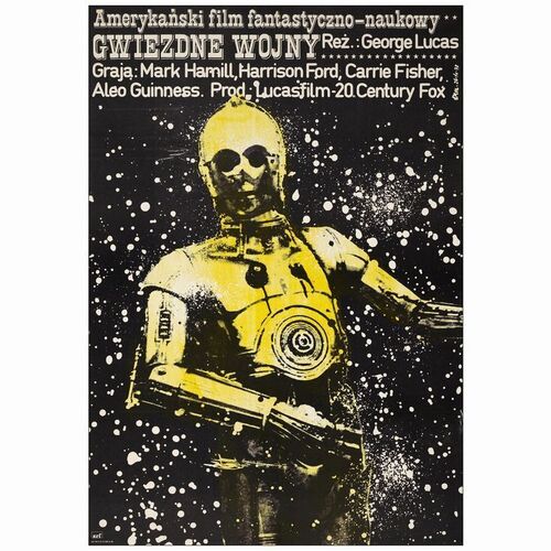 367. Full-Bleed Polish B1 (26.5" x 38"); Very Fine on Linen ### STAR WARS: A NEW HOPE (1978)