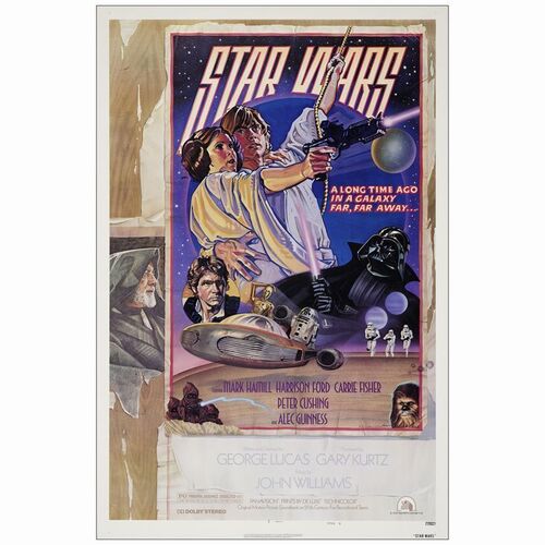 371. One Sheet (27" x 41"); NSS Style D; Very Fine+ Rolled ### STAR WARS: A NEW HOPE (1978)