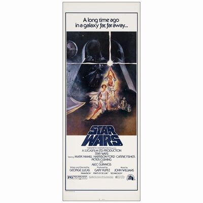 373. Insert (14" x 36"); Very Fine+ Rolled ### STAR WARS: A NEW HOPE (1977)