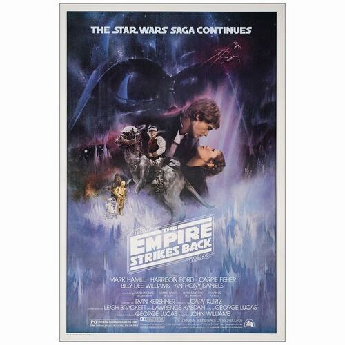 376. One Sheet (27" x 41"); Style A; Very Fine+ on Linen ### STAR WARS: THE EMPIRE STRIKES BACK (1980)