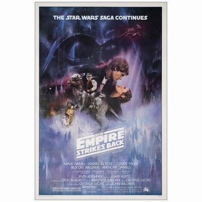 376. One Sheet (27" x 41"); Style A; Very Fine+ on Linen ### STAR WARS: THE EMPIRE STRIKES BACK (1980)