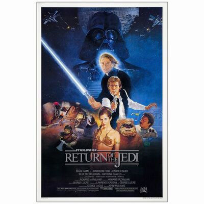 378. One Sheet (27" x 41"); Style B; Very Fine- Rolled ### STAR WARS: RETURN OF THE JEDI (1983)
