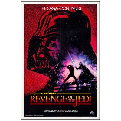 379. One Sheet (27" x 41"); Dated Advance Revenge Style; Very Fine+ on Linen ### STAR WARS: RETURN OF THE JEDI (1983)