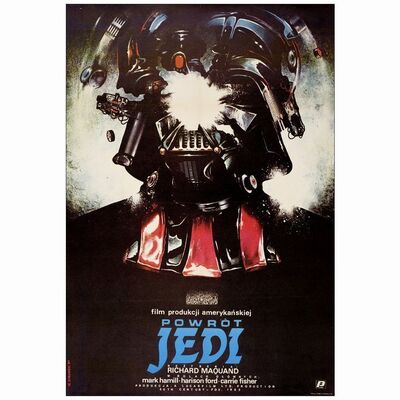 382. Full-Bleed Polish B1 (27" x 38"); Style B; Very Fine+ on Linen ### STAR WARS: RETURN OF THE JEDI (1984)