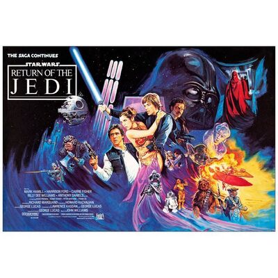 383. British Quad (30" x 40"); Near Mint Rolled ### STAR WARS: RETURN OF THE JEDI (1983)