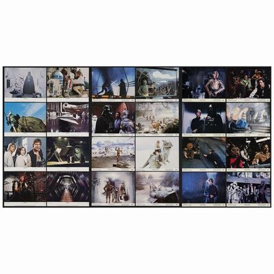 384. Lobby Card Sets (3) (11" x 14"); Very Fine ### STAR WARS: ORIGINAL TRILOGY (1977 & 1980 & 1983)