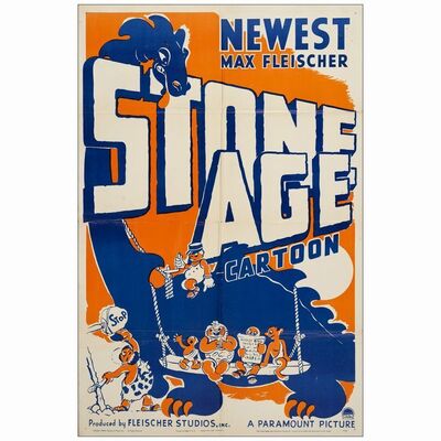 385. One Sheet (27" x 41"); Very Fine- Folded ### STONE AGE CARTOONS (1940)