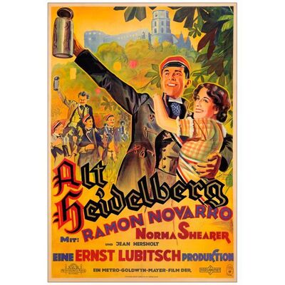 387. Pre-War German Poster (37.75" x 55.75"); Stone Litho; Very Fine on Linen ### THE STUDENT PRINCE IN OLD HEIDELBERG (1928)