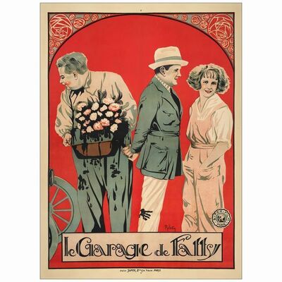 398. French Grande (47" x 62"); Stone Litho; Fine+ on Linen ### THE GARAGE (1920)