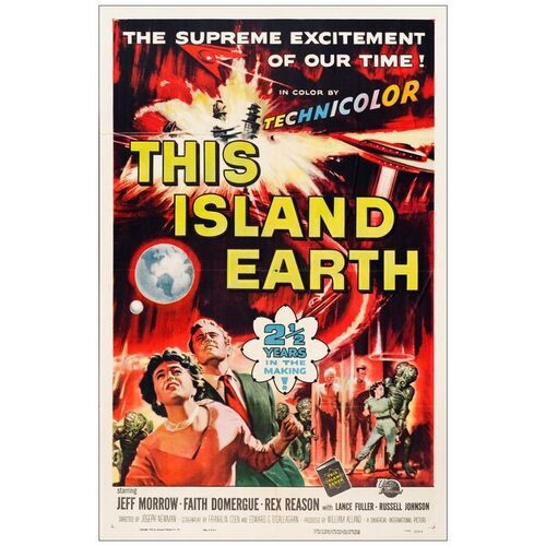 403. One Sheet (27" x 41"); Very Fine+ Folded ### THIS ISLAND EARTH (1955)