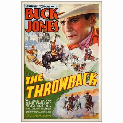 407. One Sheet (27" x 41"); Very Fine on Linen ### THE THROWBACK (1935)