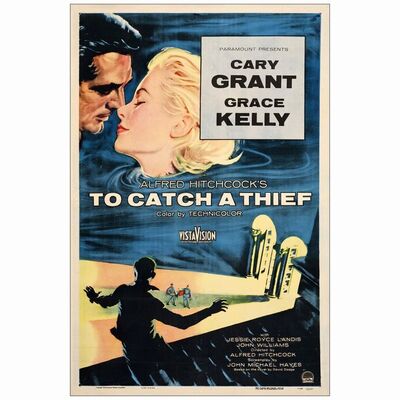 408. One Sheet (27" x 41"); Very Fine- on Linen ### TO CATCH A THIEF (1955)