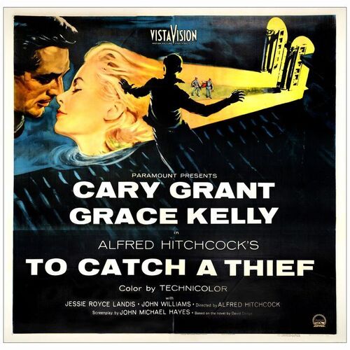 409. Six Sheet (81" x 81"); Very Fine on Linen ### TO CATCH A THIEF (1955)