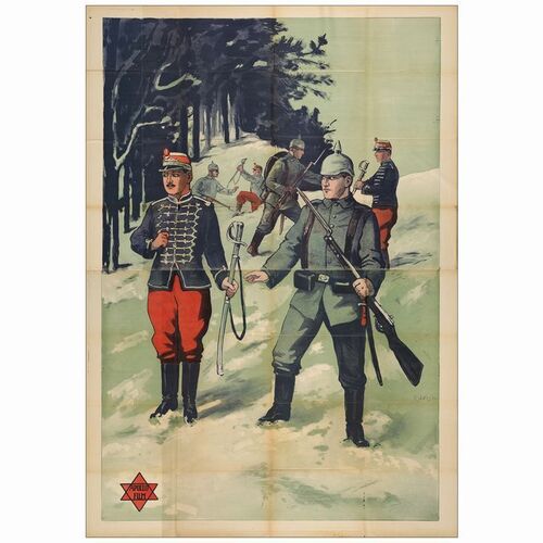 417. German Poster (58" x 86"); Stone Litho, Country-of-Origin; Very Fine+ Folded ### WENN VOLKER STREITEN (1915)