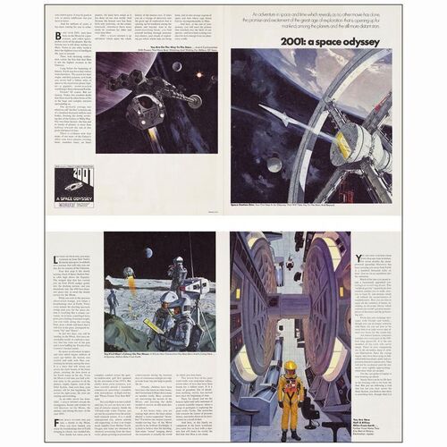434. Large Herald (13" x 11" Folded, 13" x 22" Unfolded); Near Mint Folded ### 2001: A SPACE ODYSSEY (1968)