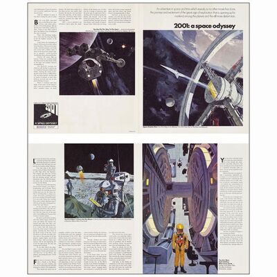 434. Large Herald (13" x 11" Folded, 13" x 22" Unfolded); Near Mint Folded ### 2001: A SPACE ODYSSEY (1968)