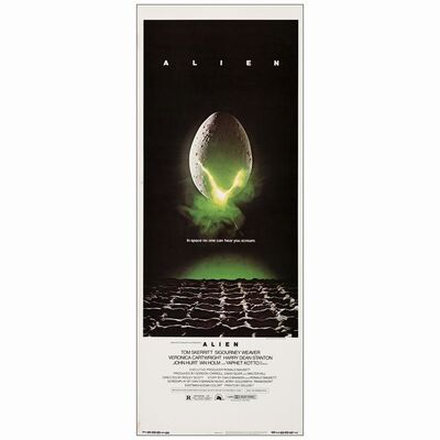 435. Insert (14" x 36"); Very Fine- Rolled ### ALIEN (1979)