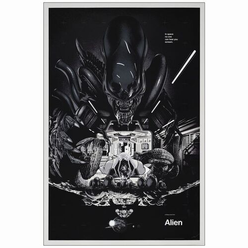 438. Limited Edition Screen Print (24" x 36"); Hand-Numbered and Artist-Signed; Very Fine+ Rolled ### ALIEN (2014)